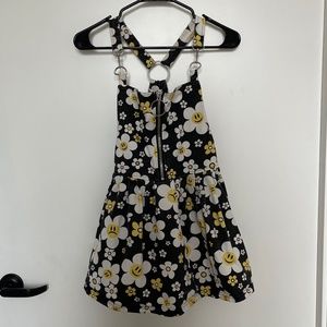 Dolls Kill current mood daisy overall dress